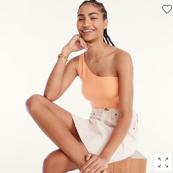 J. Crew Tops - NWT J CREW FORMKNIT ONE SHOULDER TANK